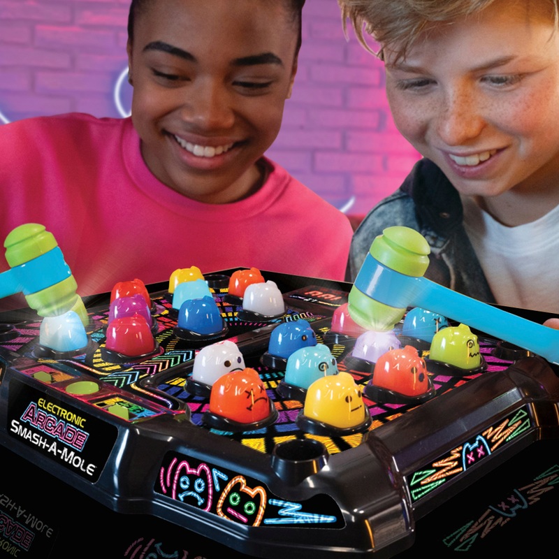Electronic Arcade Game Smash-A-Mole Machine