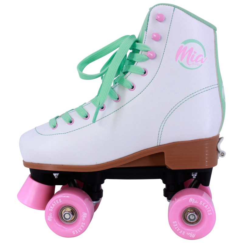 Mia Retro Roller Skates White UK Size 13 - 2