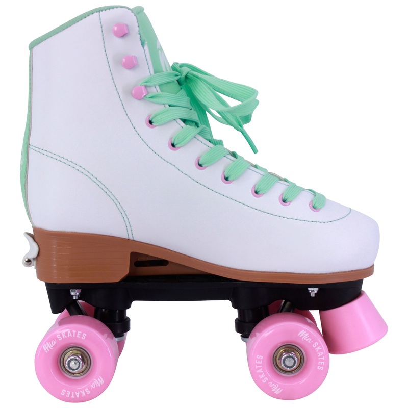 Mia Retro Roller Skates White UK Size 13 - 2