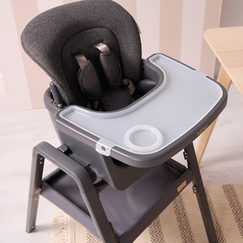 Tutti Bambini Nova Lite High Chair and Rocker Grey