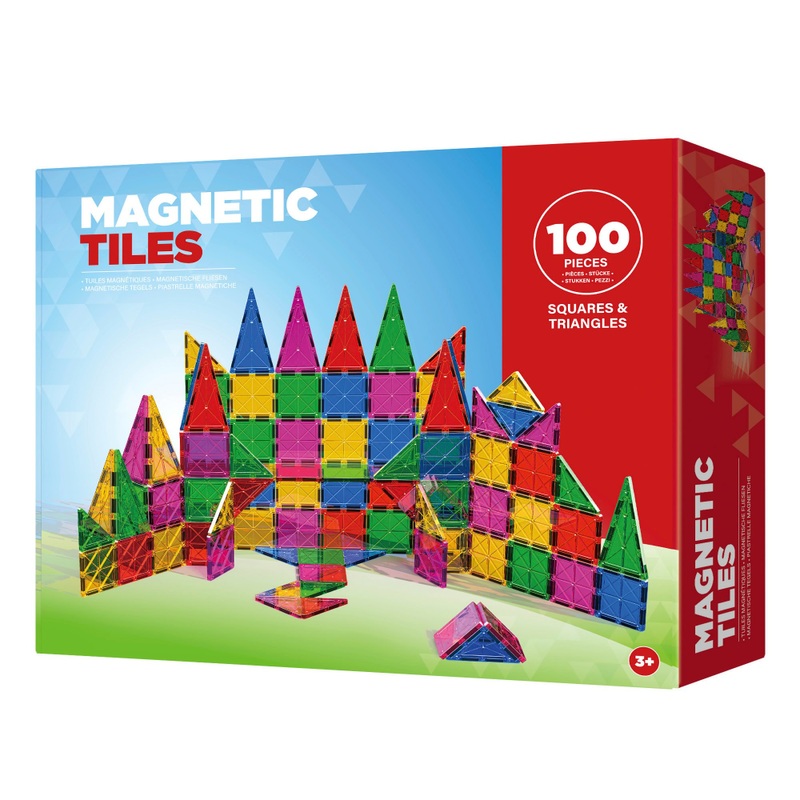 Magnetic Tiles 100-Piece Building Set