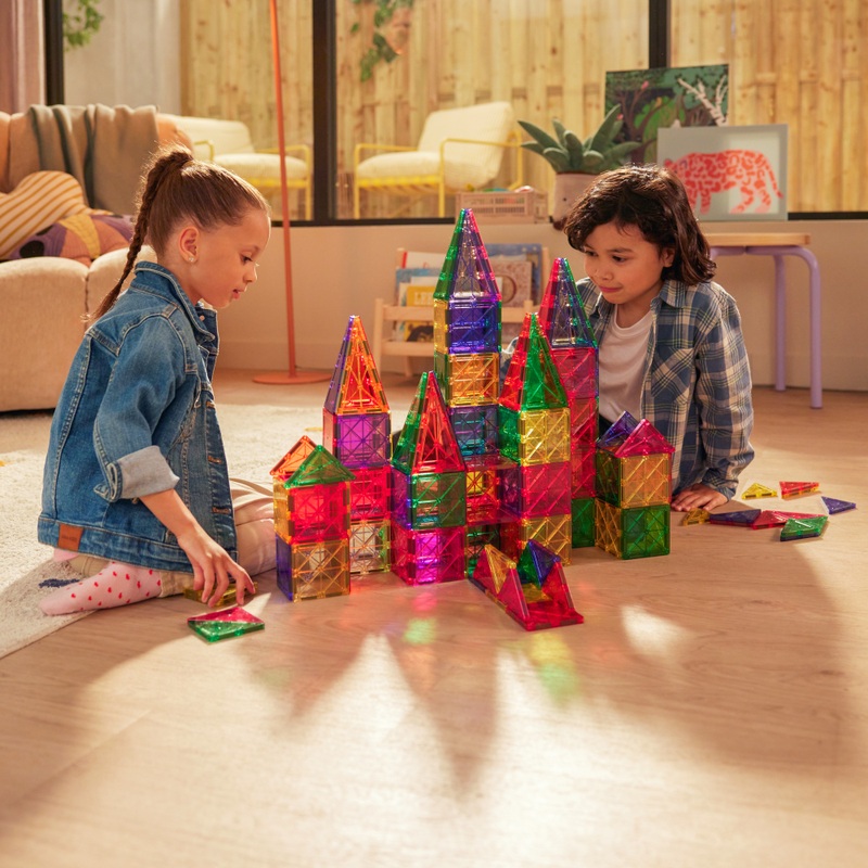 Magnetic Tiles 100-Piece Building Set 2 Magnetic Tiles 100-Piece Building Set