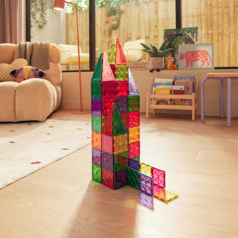Magnetic Tiles 100-Piece Building Set 3 Magnetic Tiles 100-Piece Building Set