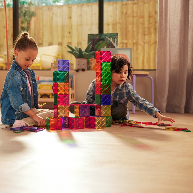 Magnetic Tiles 100-Piece Building Set 5 Magnetic Tiles 100-Piece Building Set