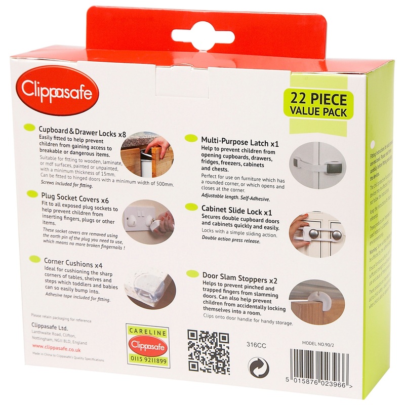 Clippasafe Home Safety Baby Proofing Starter Pack