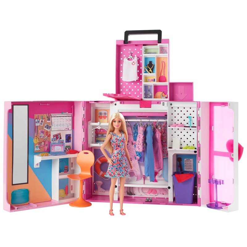 Barbie Dream Closet Playset with Doll and Accessories