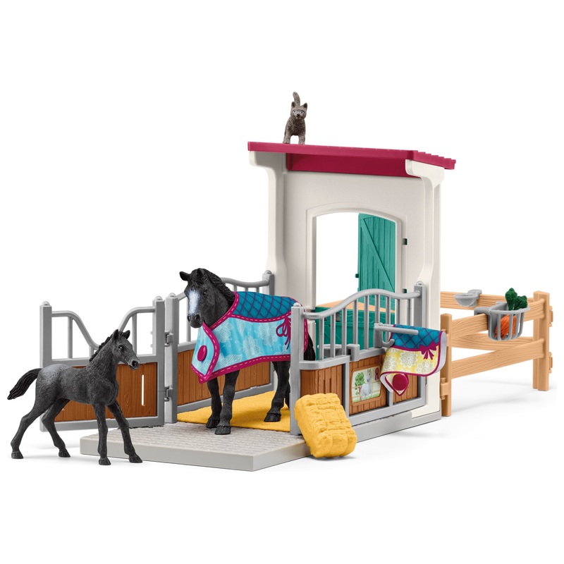 schleich Horse Club 42611 Horse Box with Mare and Foal