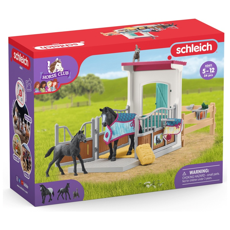 schleich Horse Club 42611 Horse Box with Mare and Foal 6 schleich Horse Club 42611 Horse Box with Mare and Foal