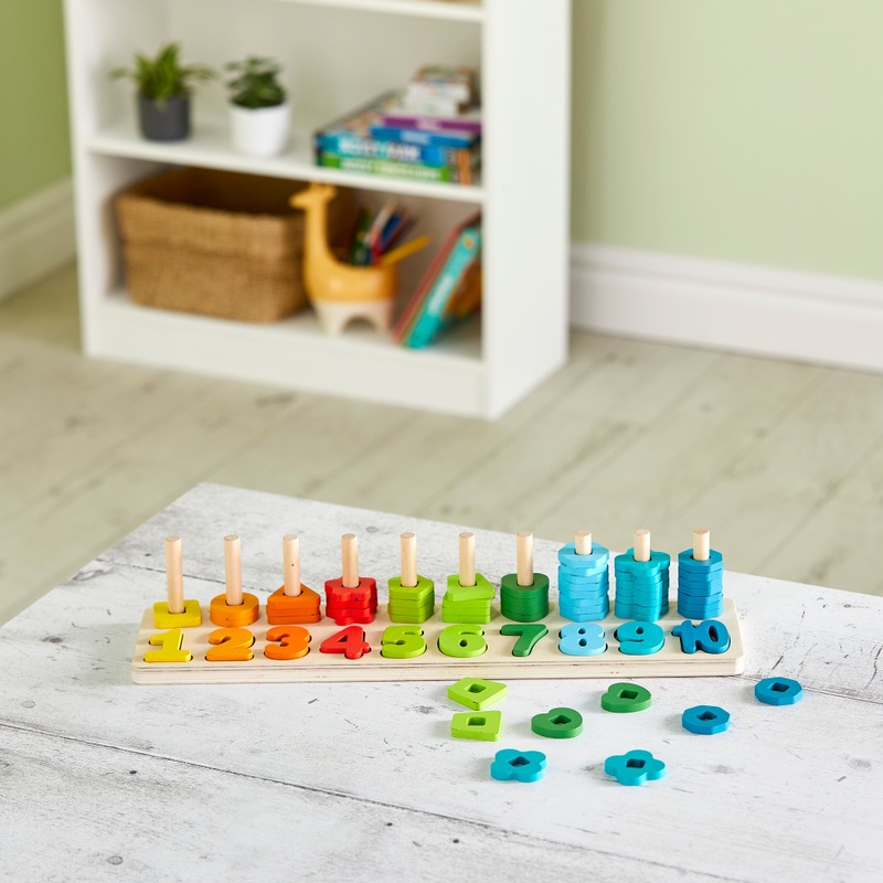 Squirrel Play Wooden Counting Shape Sorter 65 Pieces 7 Squirrel Play Wooden Counting Shape Sorter 65 Pieces