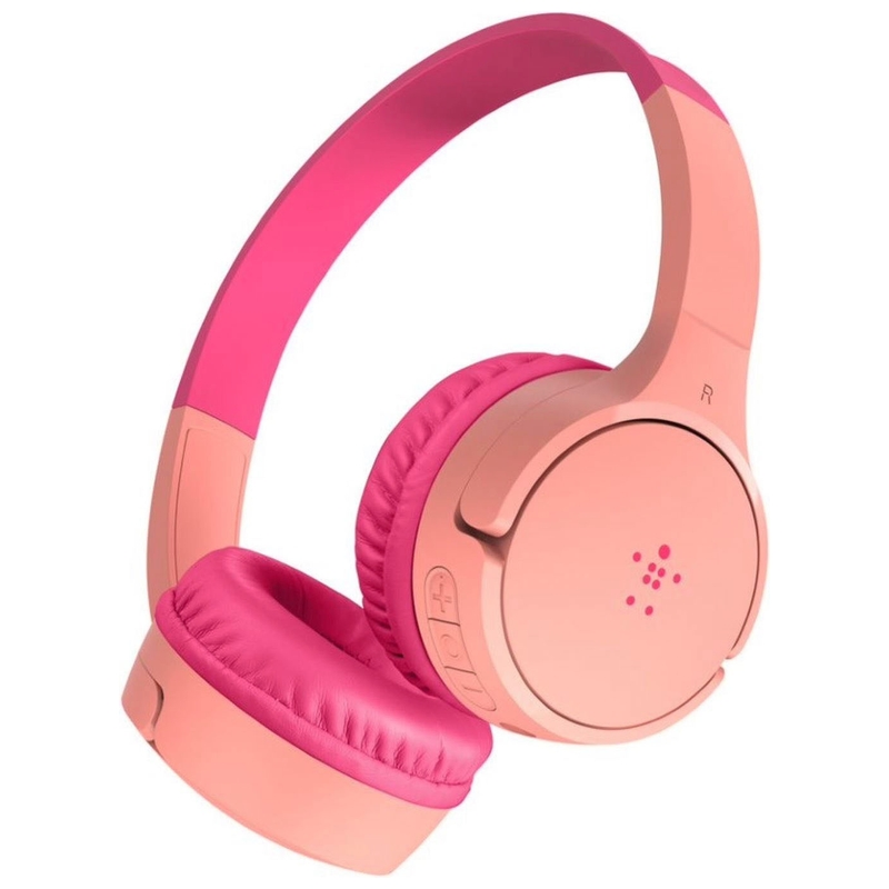 Belkin SOUNDFORM Mini Wireless On-Ear Headphones for Kids - Pink