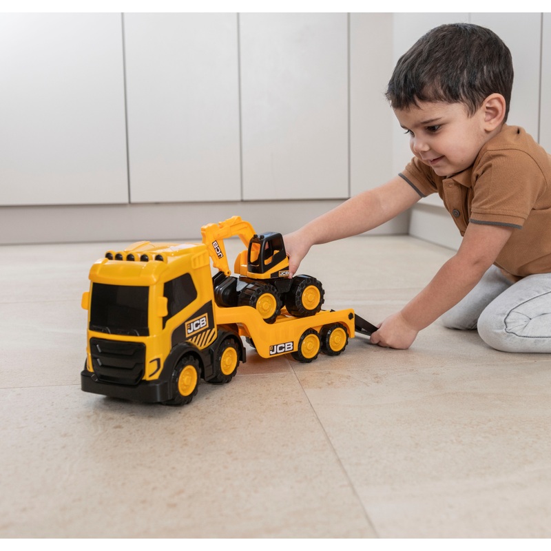 Teamsterz JCB Mega Transporter & Excavator 2 Pack 3 Teamsterz JCB Mega Transporter & Excavator 2 Pack