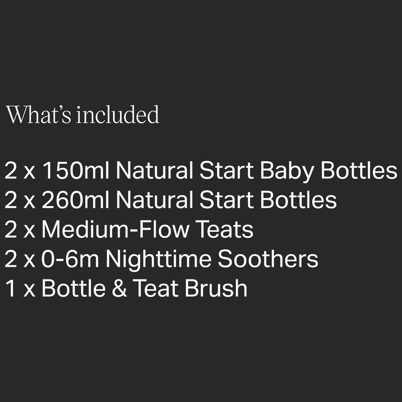 Tommee Tippee Natural Start Self-Sterilising Anti-Colic Baby Bottles Newborn Starter Set 9 Piece 8 Tommee Tippee Natural Start Self-Sterilising Anti-Colic Baby Bottles Newborn Starter Set 9 Piece