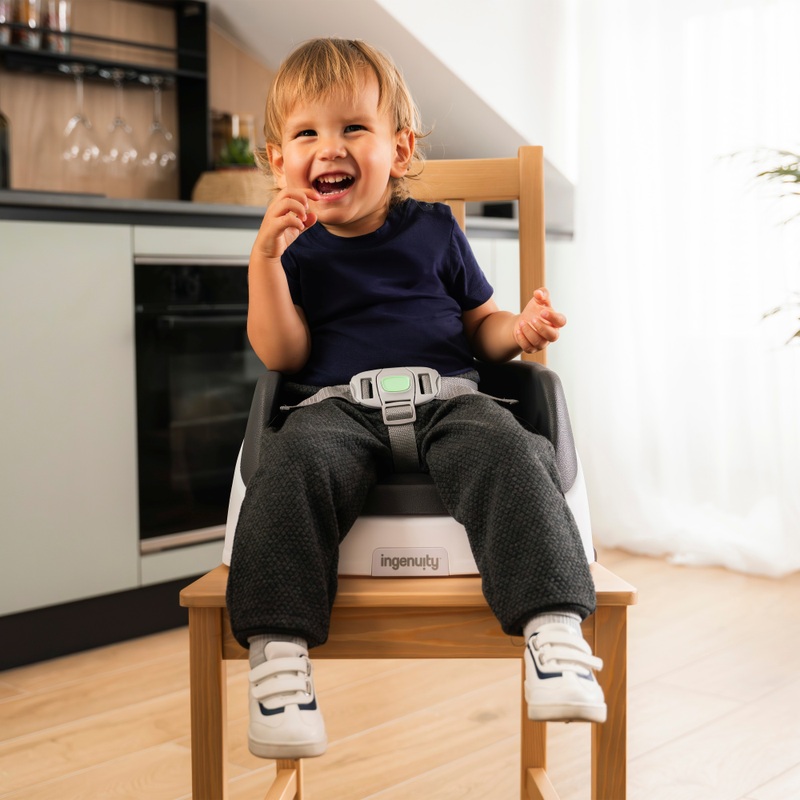 Ingenuity SmartClean Toddler Booster Seat Slate