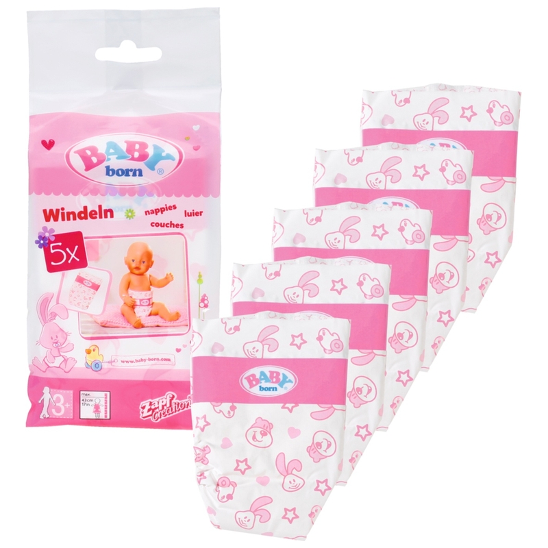 BABY born Nappies Accessory 5 Pack Assortment