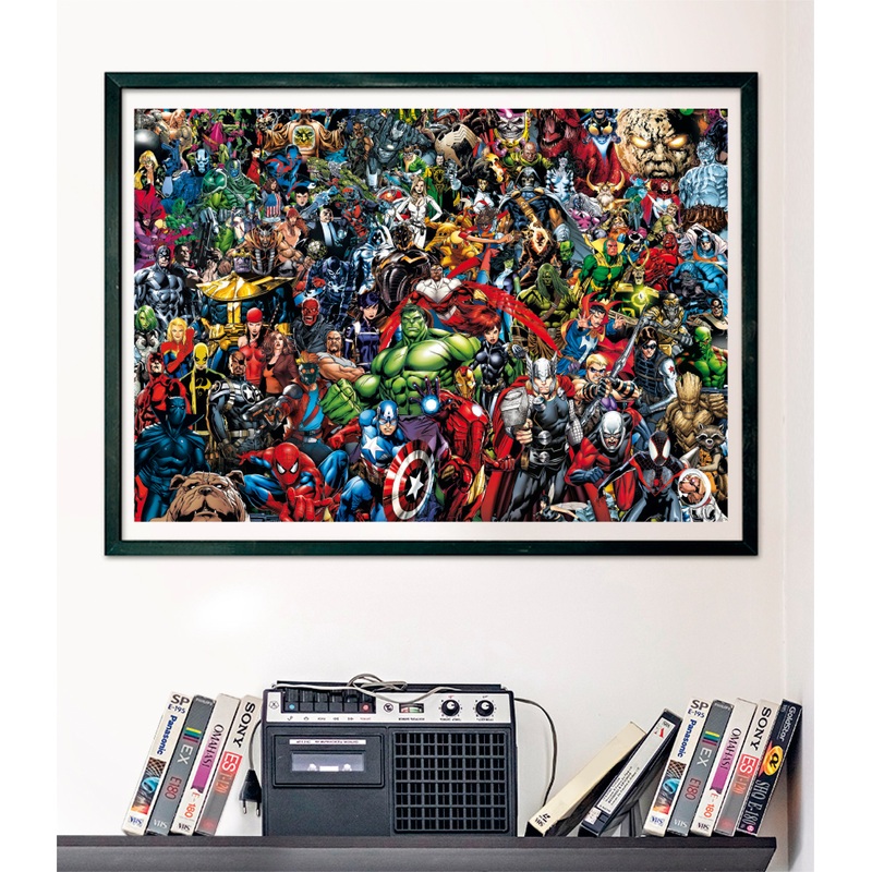 Clementoni Marvel Impossible Puzzle Jigsaw Puzzle 1000 Pieces
