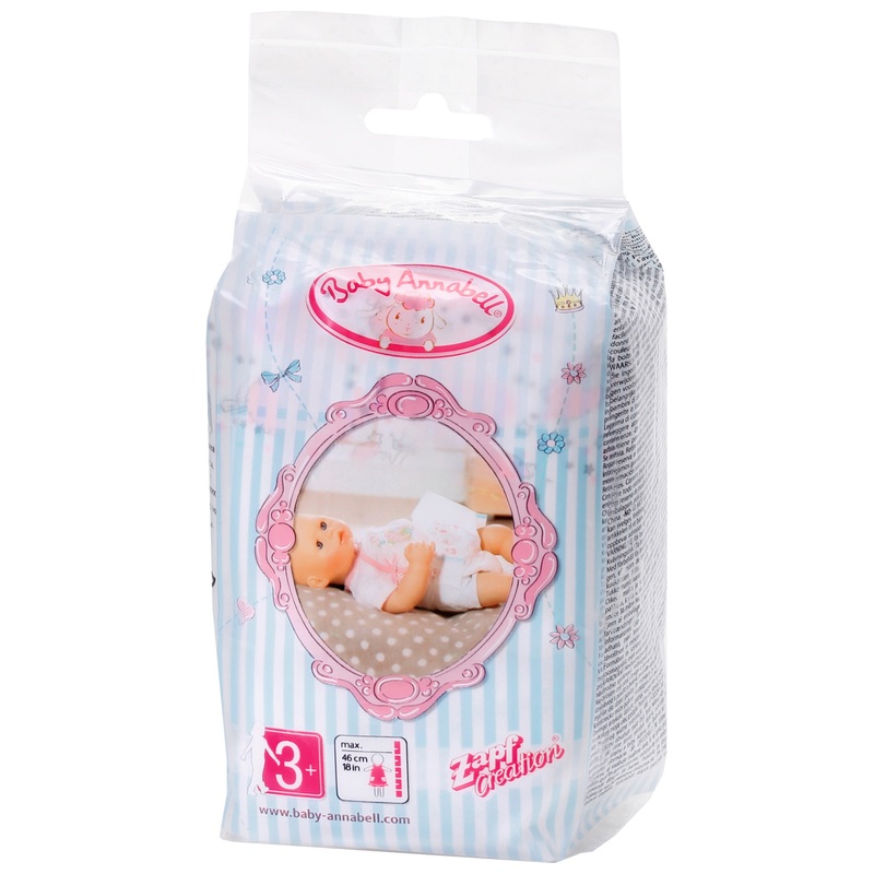 Baby Annabell Accessory Baby Doll Nappies 5 Pack
