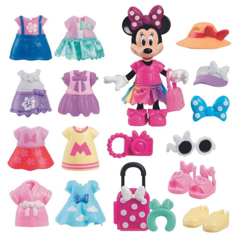 Disney Junior Minnie Mouse Mini Figure Fabulous Fashion Collection 25 Piece Set
