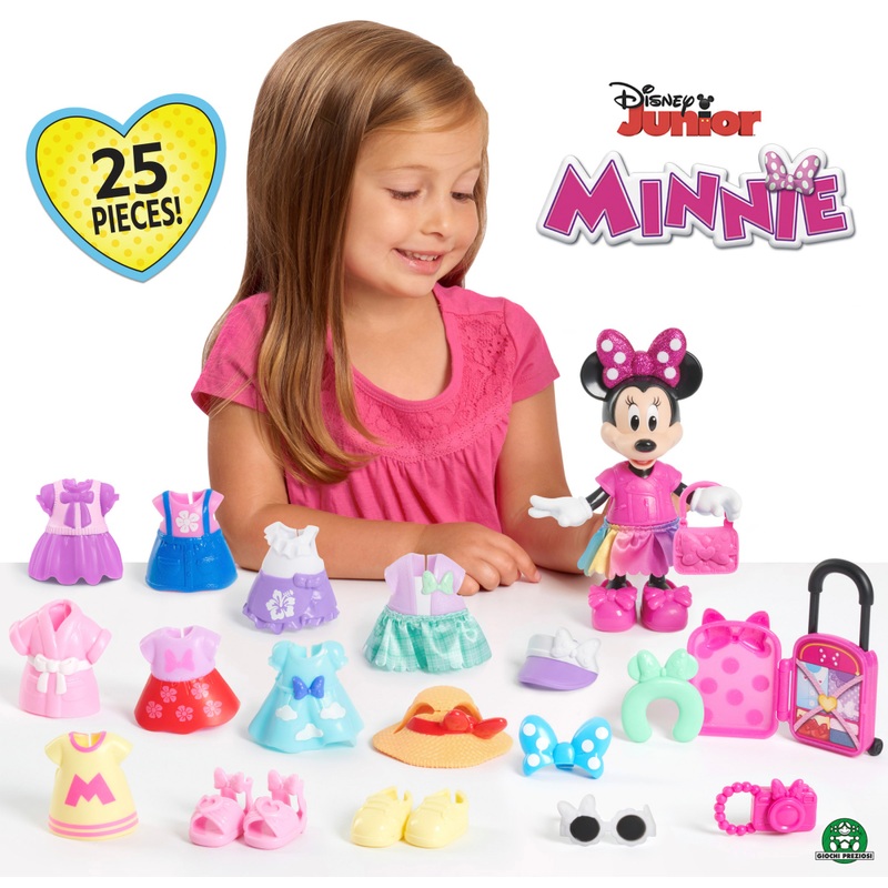Disney Junior Minnie Mouse Mini Figure Fabulous Fashion Collection 25 Piece Set