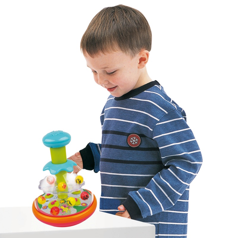 Big Steps Spinning Top Ball Popper