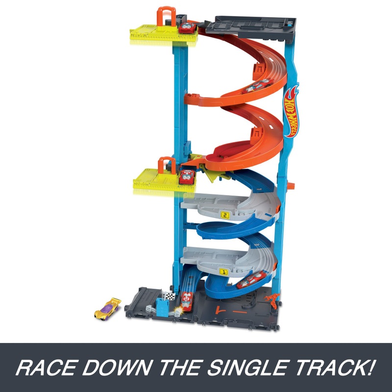 Hot Wheels City Transforming Race Tower Playset 5 Hot Wheels City Transforming Race Tower Playset