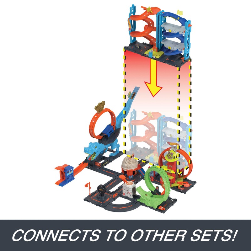 Hot Wheels City Transforming Race Tower Playset 6 Hot Wheels City Transforming Race Tower Playset