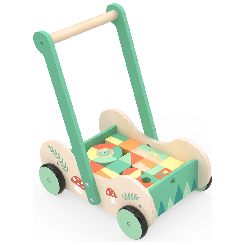 Squirrel Play Wooden Baby Steps Walker Safari