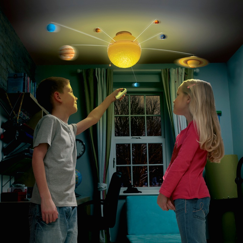 Brainstorm Toys Solar System Light Projector Remote Control Model