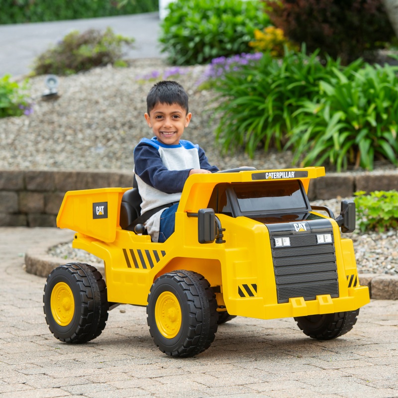 CAT Tipper Truck 12V Electric Ride On
