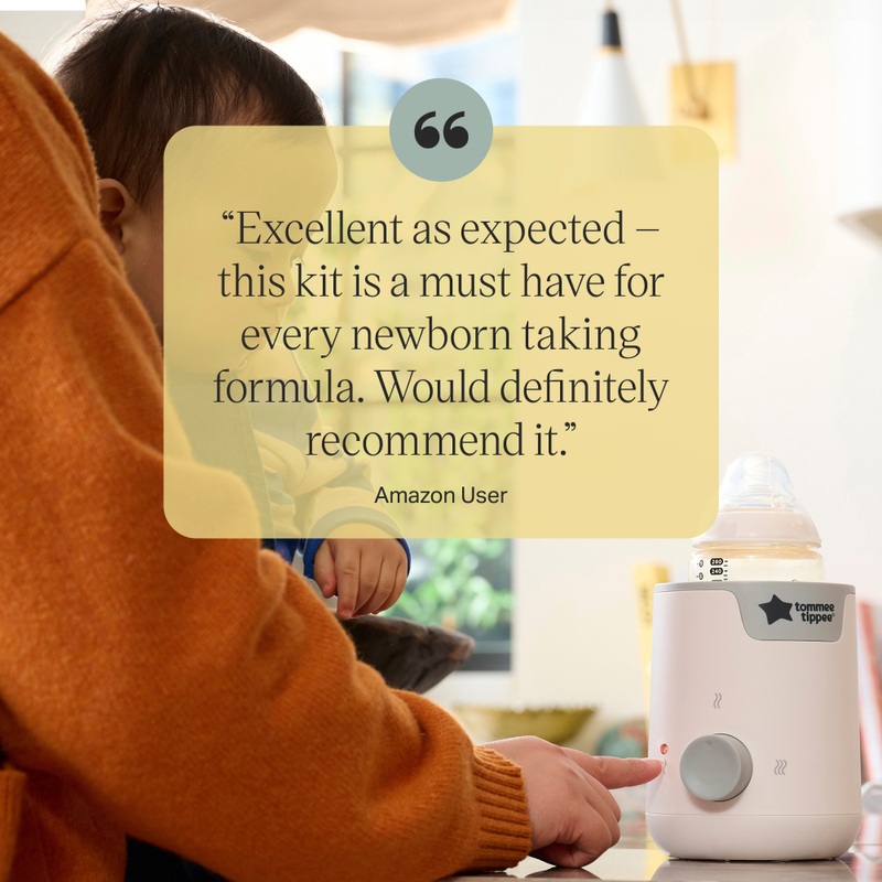 Tommee Tippee Complete Feeding Set with Electric Steam Steriliser 12 Piece Black 7 Tommee Tippee Complete Feeding Set with Electric Steam Steriliser 12 Piece Black