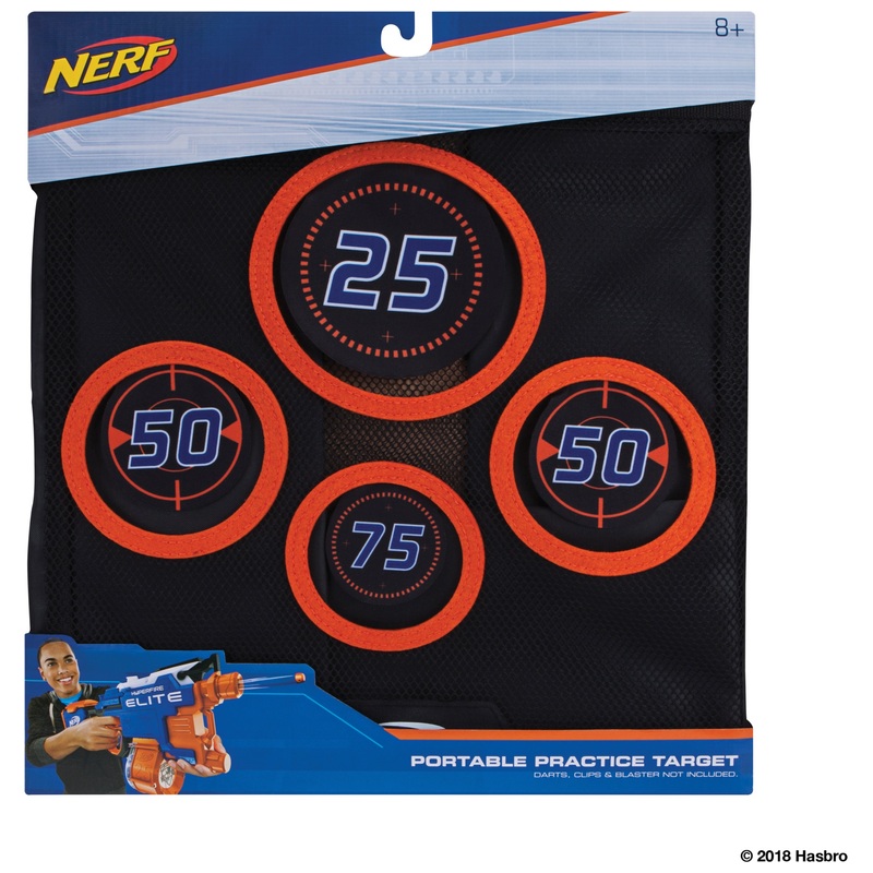 NERF Elite Portable Mesh Practice Target 8 NERF Elite Portable Mesh Practice Target