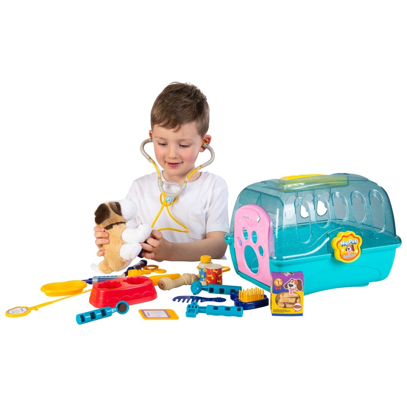 My Pet Playset Vet Centre Plush Pet Puppy and Accessories