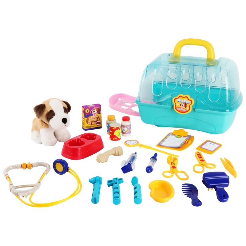My Pet Playset Vet Centre Plush Pet Puppy and Accessories 2 My Pet Playset Vet Centre Plush Pet Puppy and Accessories