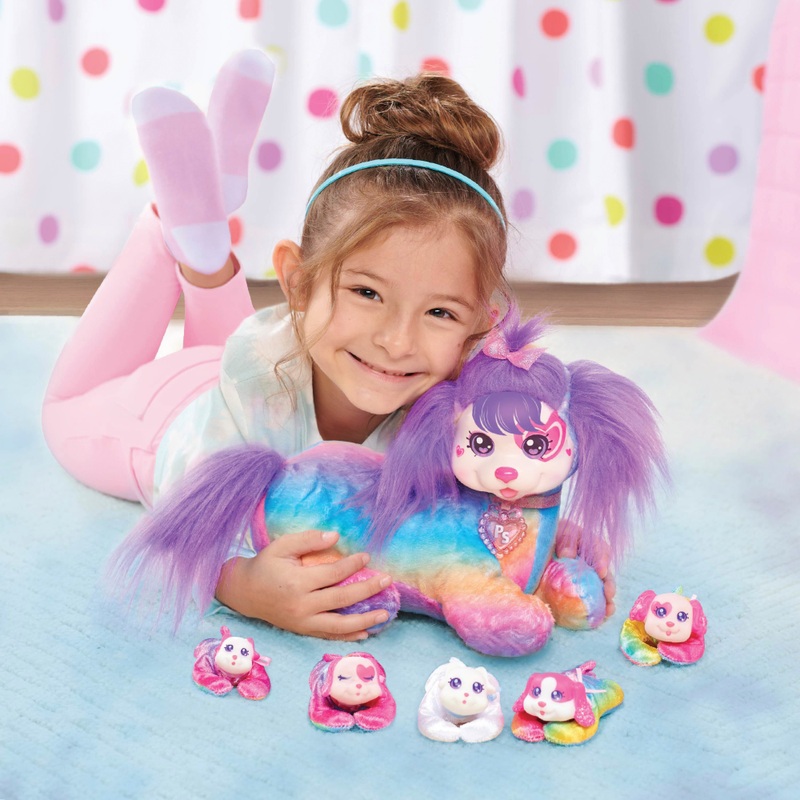 Puppy Surprise Cherry & Her Puppies Plush Toy Playset