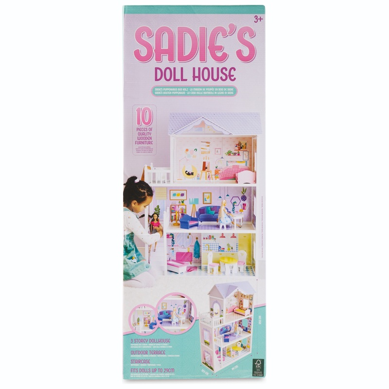Sadie's Wooden Doll House 8 Sadie's Wooden Doll House