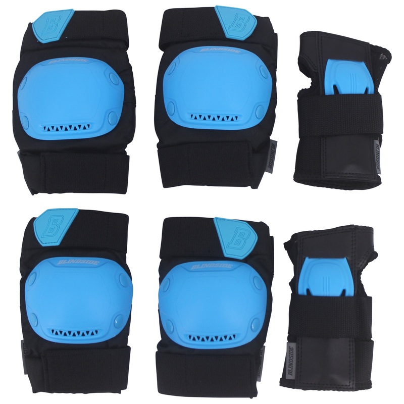 Blindside Protective Gear Pads Set S Blue
