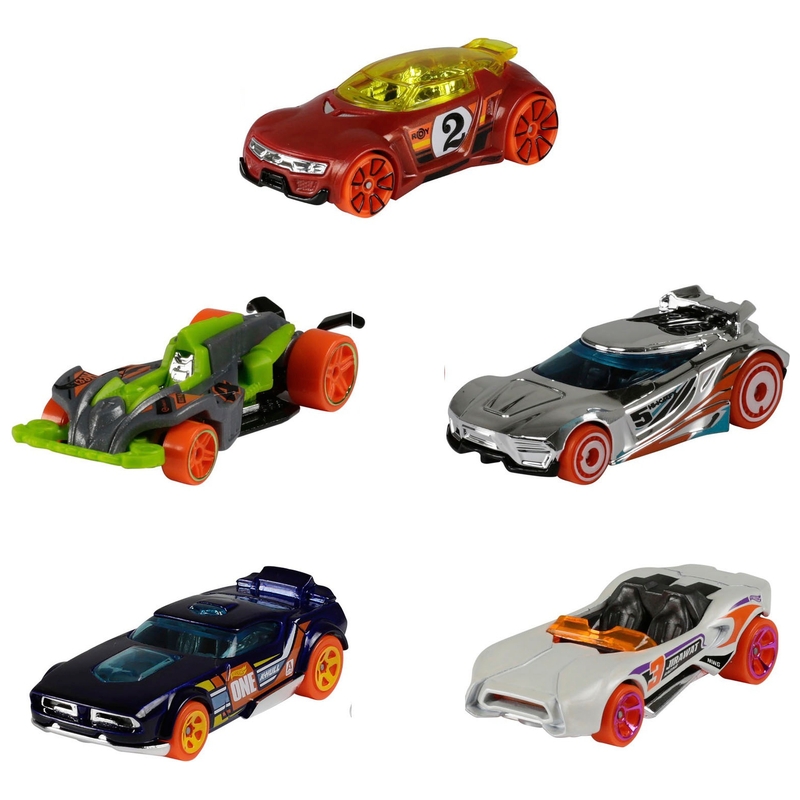 Hot Wheels 1:64 Die-Cast Cars 5 Pack Assortment