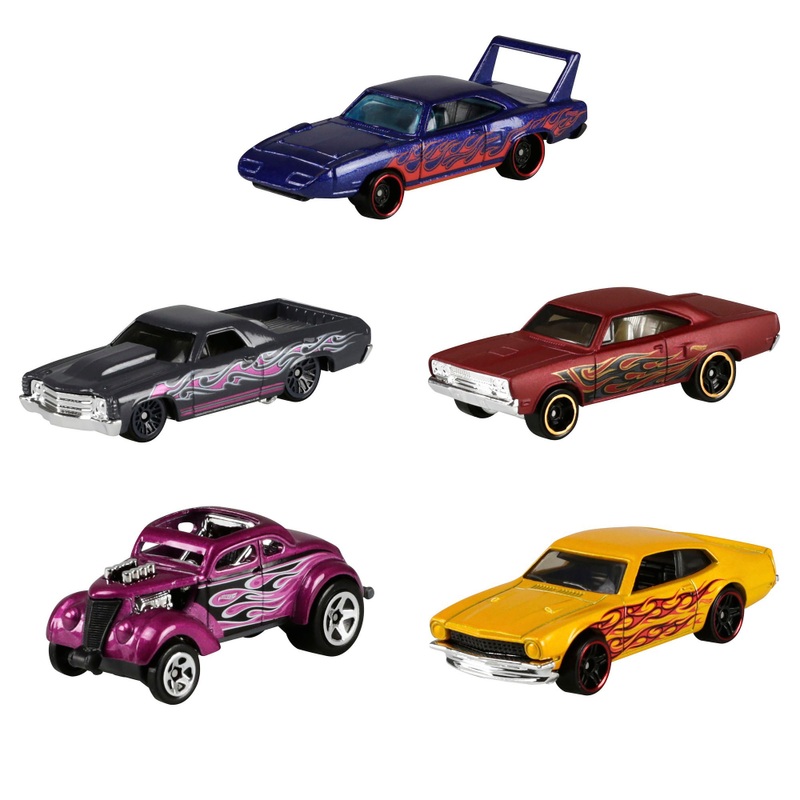 Hot Wheels 1:64 Die-Cast Cars 5 Pack Assortment
