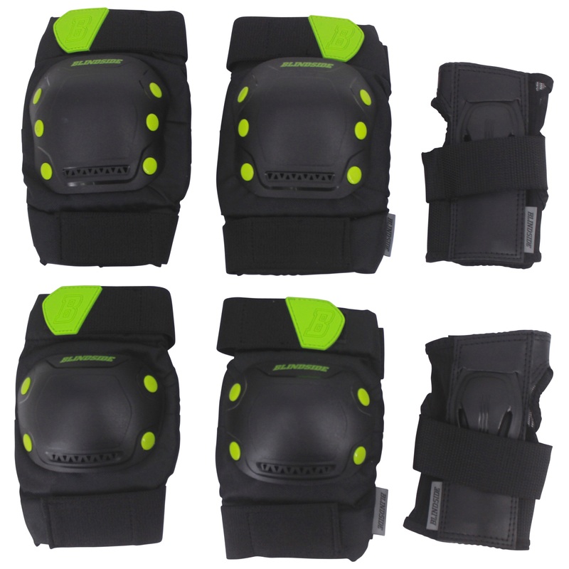 Blindside Protective Gear Pads Set M Green