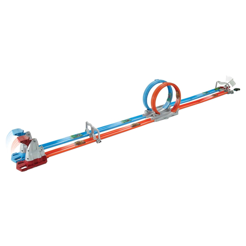 Hot Wheels Action Double Loop Dash Playset 4 Hot Wheels Action Double Loop Dash Playset