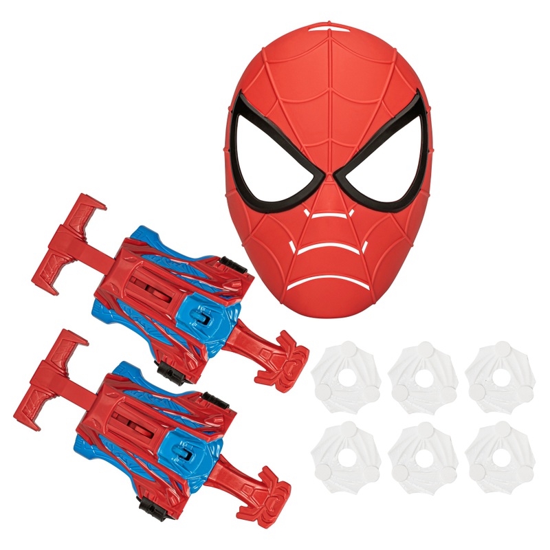 Marvel Spider-Man Web Slinging Armour Set with Mask and Blasters 2 Marvel Spider-Man Web Slinging Armour Set with Mask and Blasters