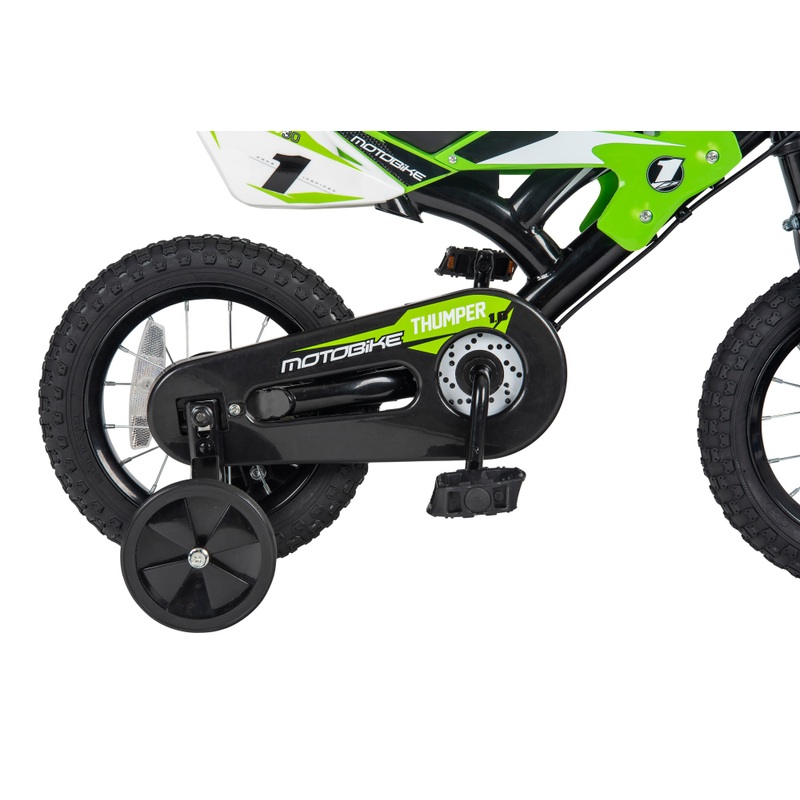 12 Inch Moto X Motocross-Style Bike Green 6 12 Inch Moto X Motocross-Style Bike Green