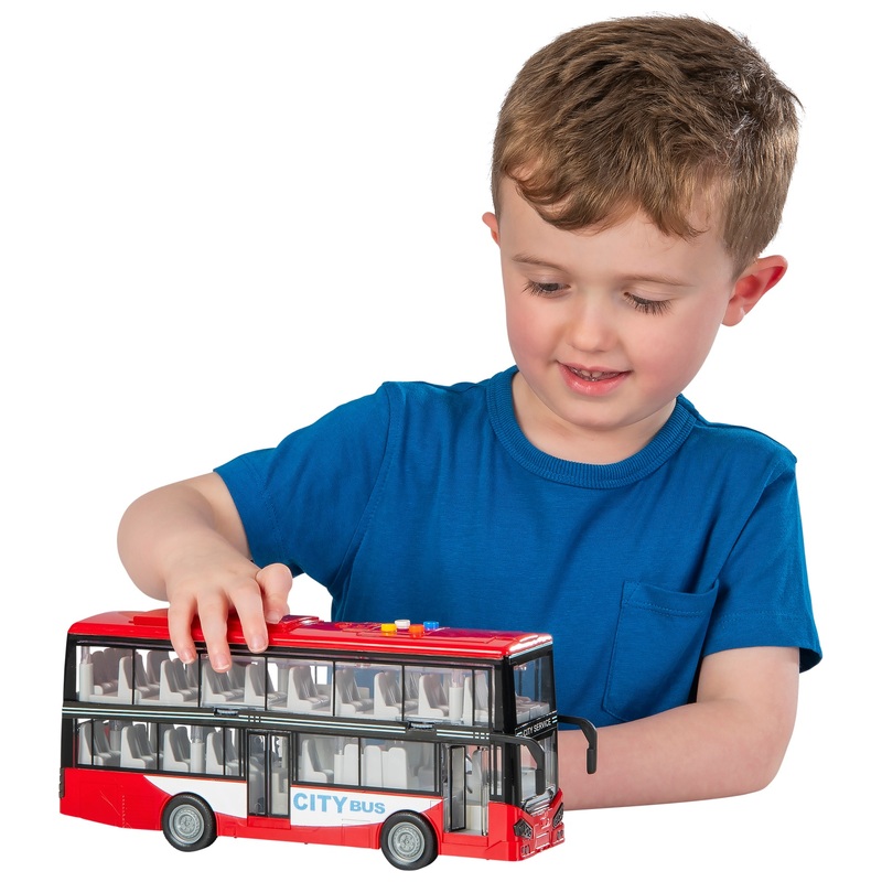Super Wheelz Lights & Sounds Double Decker Bus