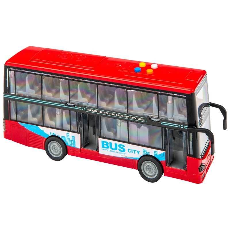 Super Wheelz Lights & Sounds Double Decker Bus
