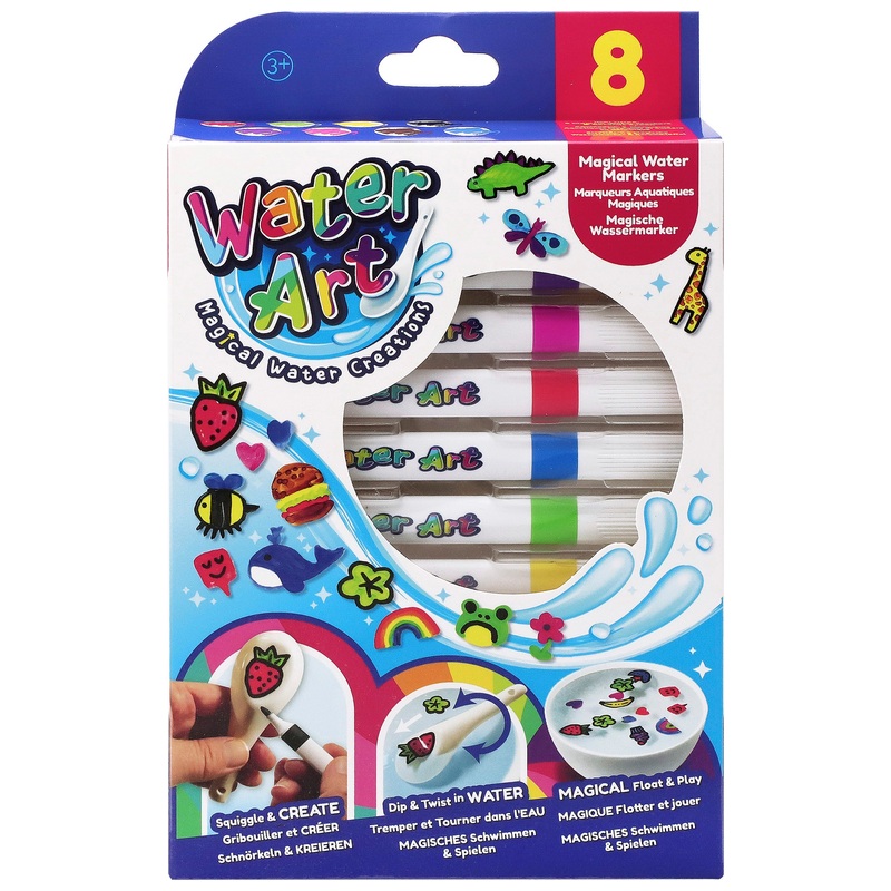 Water Art Water Markers with Spoon 8 Pack