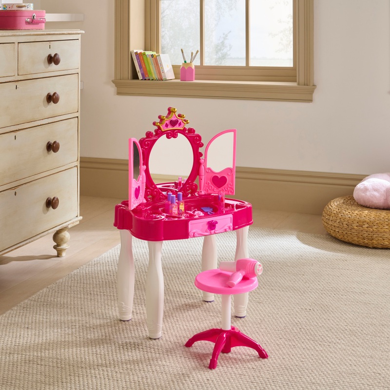 Lights and Sounds Vanity Table