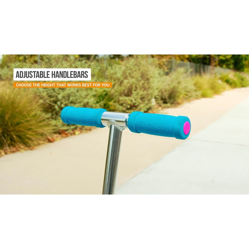 Razor A-Kick Folding Aluminium Scooter Special Holographic Edition Blue and Pink 6 Razor A-Kick Folding Aluminium Scooter Special Holographic Edition Blue and Pink