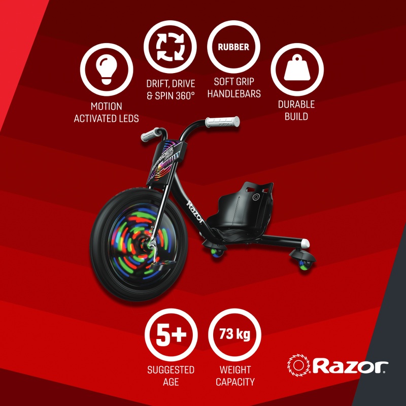 Razor RipRider 360 Lightshow Drift Trike 2 Razor RipRider 360 Lightshow Drift Trike