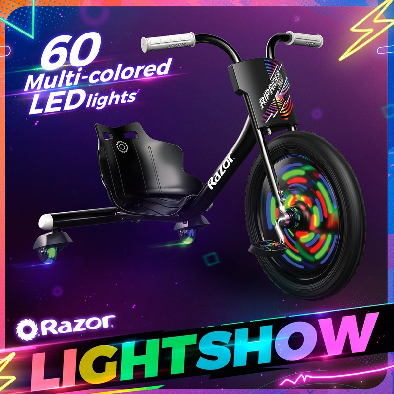 Razor RipRider 360 Lightshow Drift Trike 7 Razor RipRider 360 Lightshow Drift Trike
