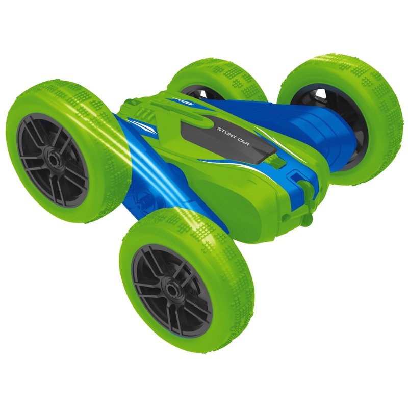 Spin n' Stunt Remote Control Car Green and Blue 1:24 Scale 5 Spin n' Stunt Remote Control Car Green and Blue 1:24 Scale