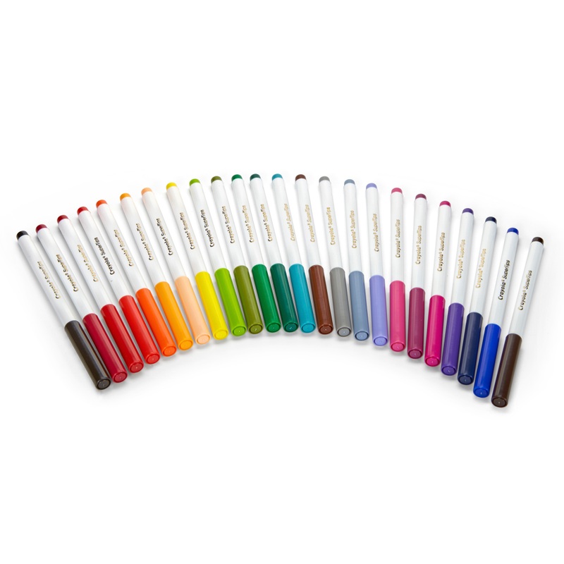 Crayola Markers Super Tips Washable 24 Pack 2 Crayola Markers Super Tips Washable 24 Pack